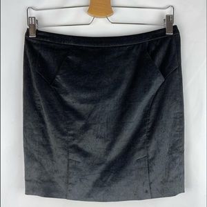 Truth & Pride Black Corduroy Mini Skirt